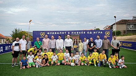  Mozzart ја пишува спортската приказна – нов терен за идните шампиони во Свети Николе